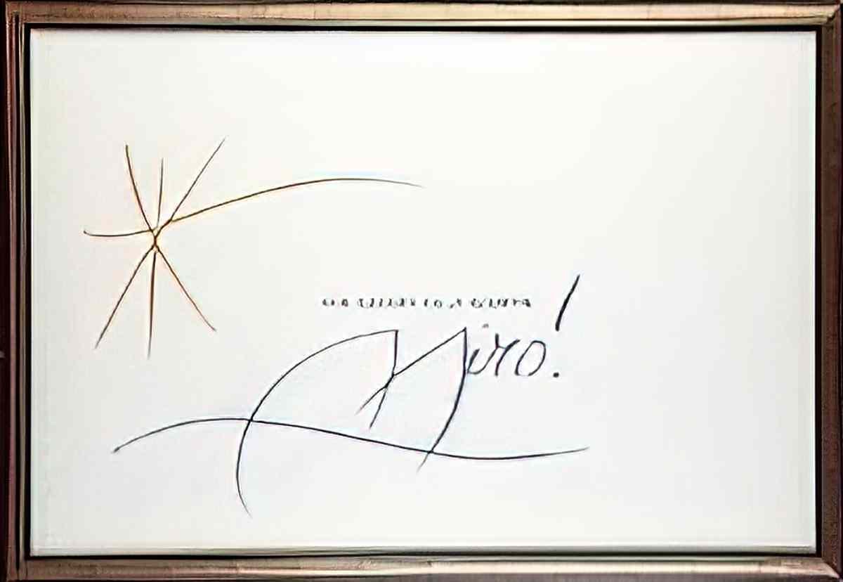 Joan Miro femme11 Art A4 Photo Print