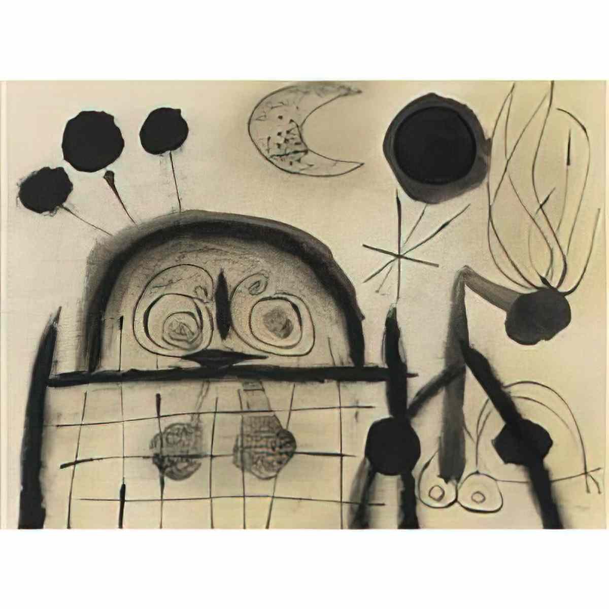 Joan Miro femme36 Art A4 Photo Print