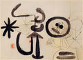Joan Miro femme37 Art A4 Photo Print