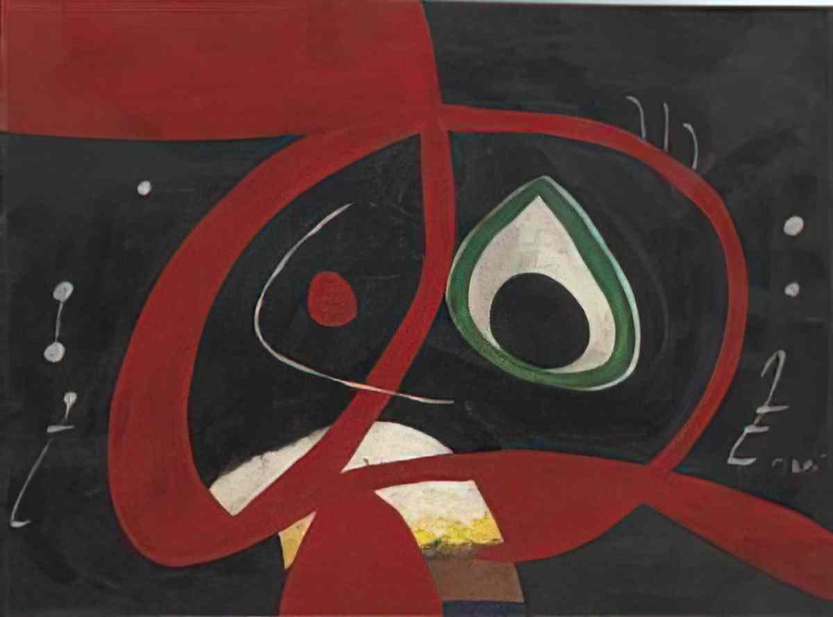 Joan Miro femme48 Art A4 Photo Print