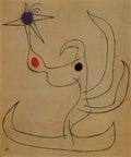 Joan Miro femmes devant lhorizon Art A4 Photo Print