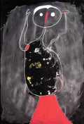 Joan Miro femmes et oiseau dans la nuit3 Art A4 Photo Print