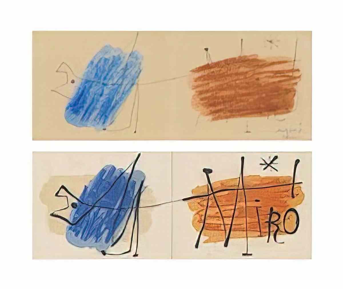 Joan Miro invitation exhibition galerie matarasso nice Art A4 Photo Print