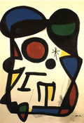 Joan Miro femmes oiseaux 2 Art A4 Photo Print