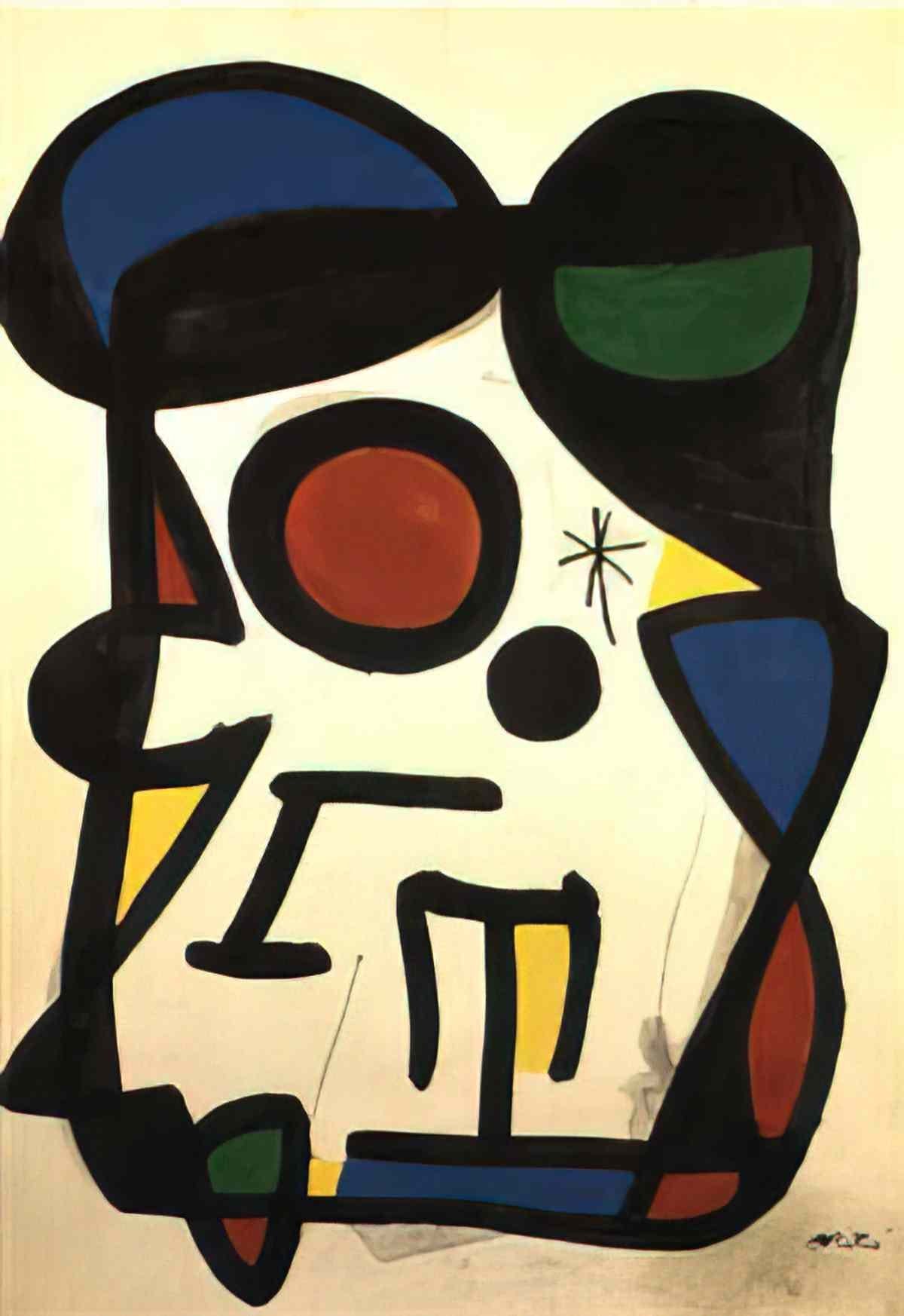 Joan Miro femmes oiseaux 2 Art A4 Photo Print