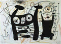 Joan Miro femmes oiseaux Art A4 Photo Print