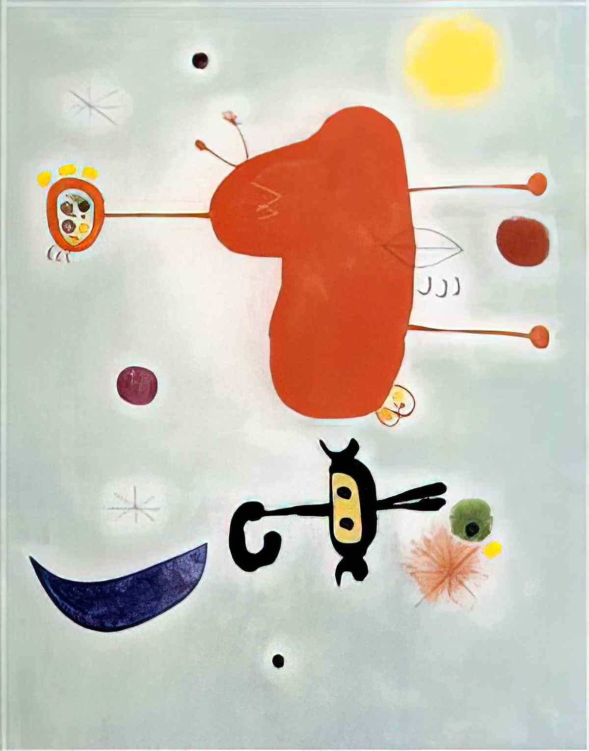 Joan Miro figures10 Art A4 Photo Print