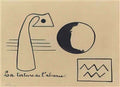 Joan Miro frontispiece drawings 2 works Art A4 Photo Print