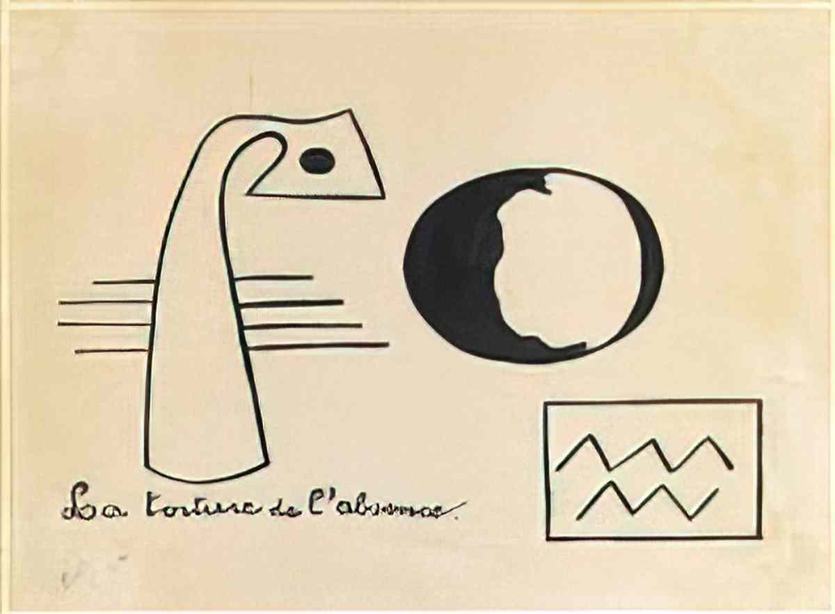 Joan Miro fusees et oiseaux sur un ciel bleu1 Art A4 Photo Print