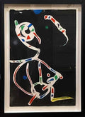 Joan Miro goutte deau sur la neige rose Art A4 Photo Print