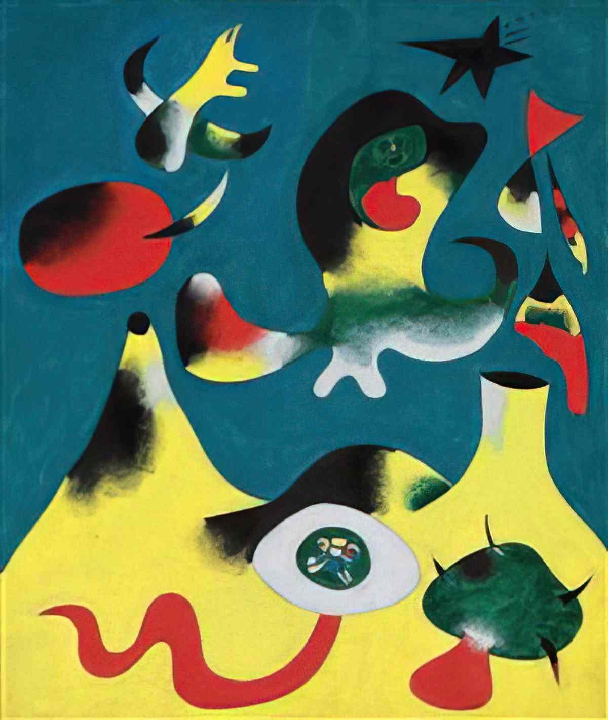 Joan Miro grande chaumiere1 Art A4 Photo Print