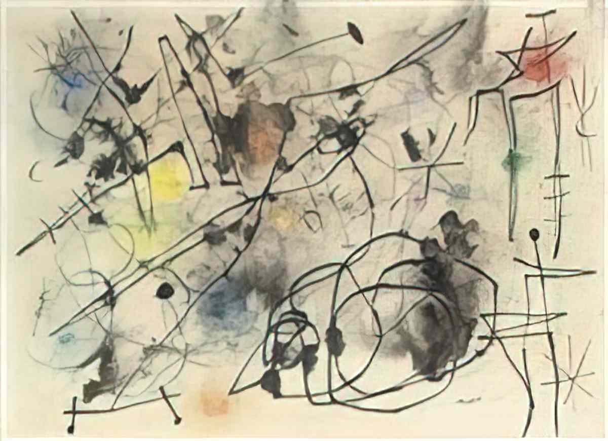Joan Miro head oiseaux Art A4 Photo Print