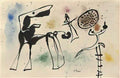 Joan Miro hommage a madame chareau Art A4 Photo Print