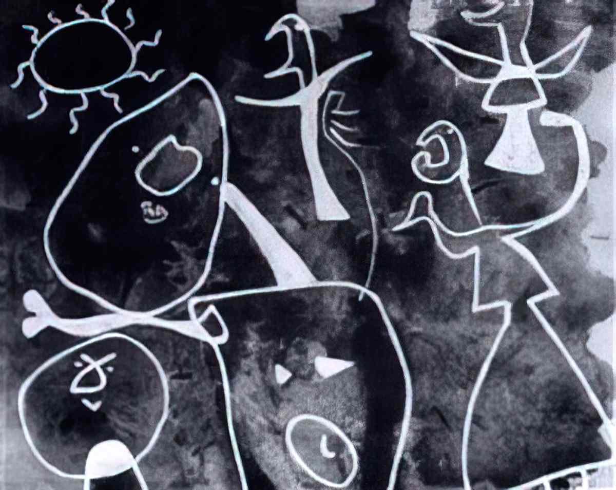 Joan Miro iii Art A4 Photo Print