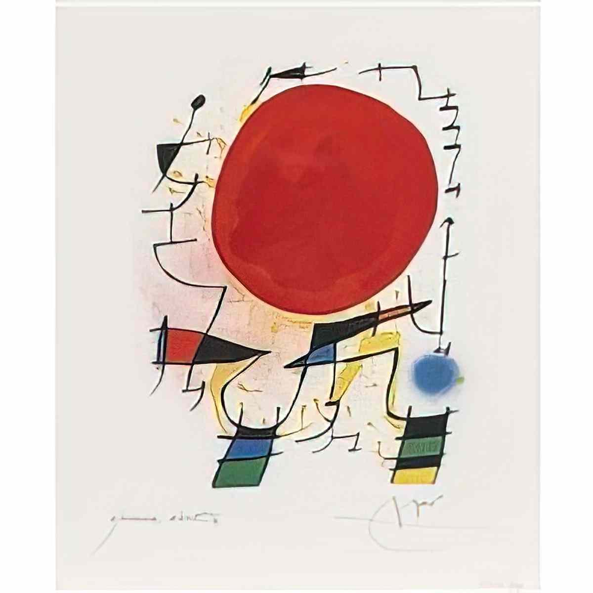 Joan Miro komposition18 Art A4 Photo Print