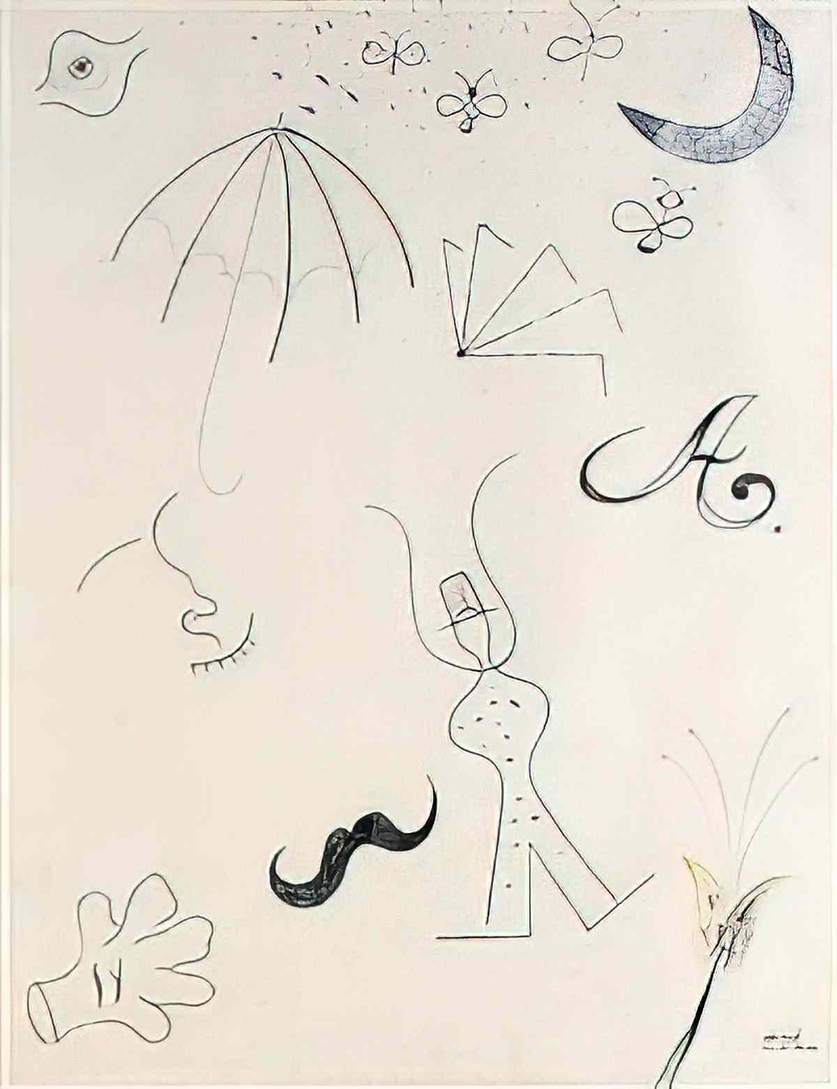 Joan Miro komposition7 Art A4 Photo Print