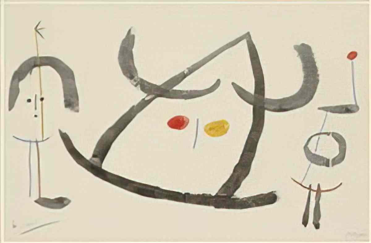 Joan Miro la comete Art A4 Photo Print