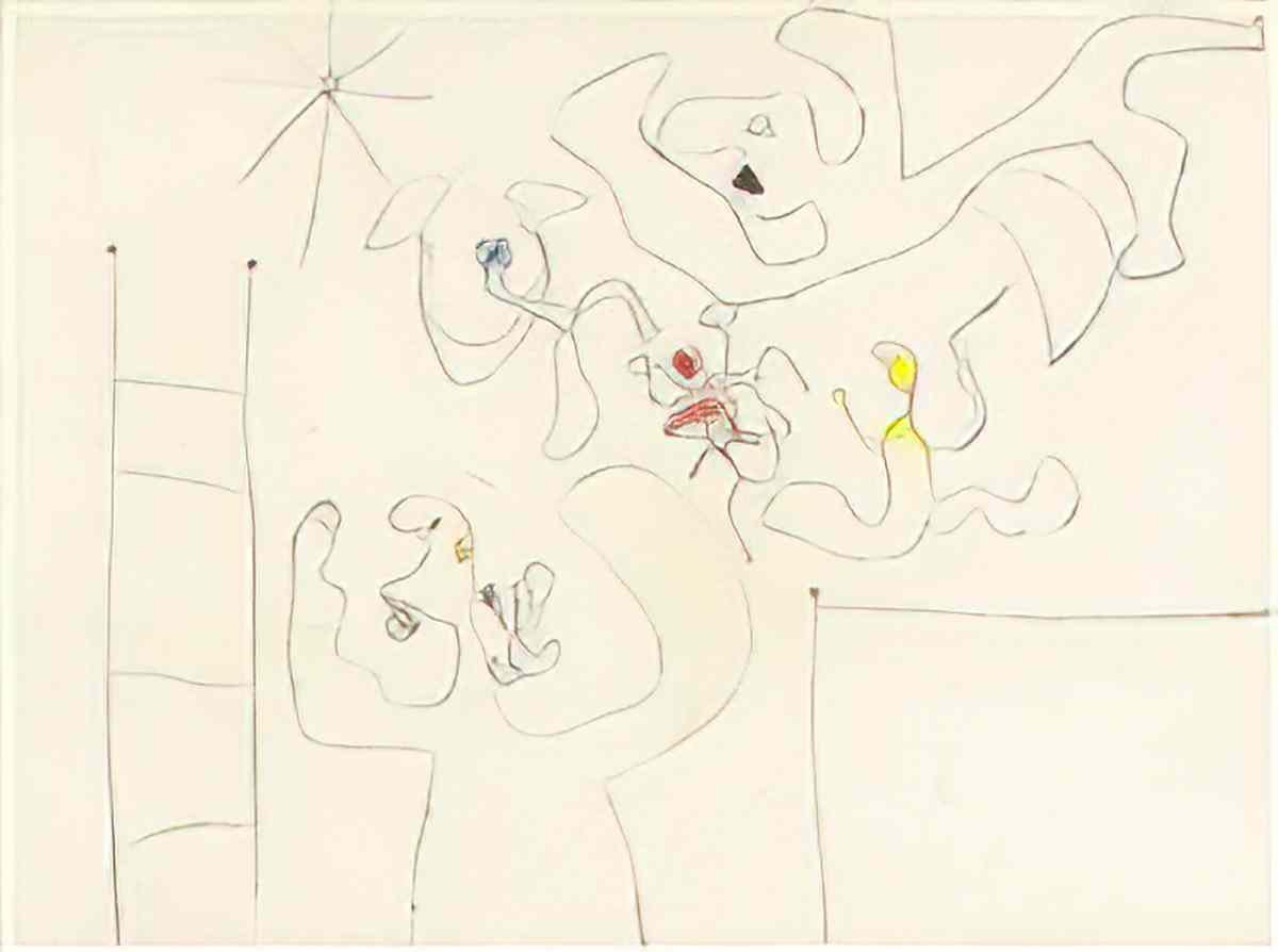 Joan Miro la fomarina after raphael Art A4 Photo Print