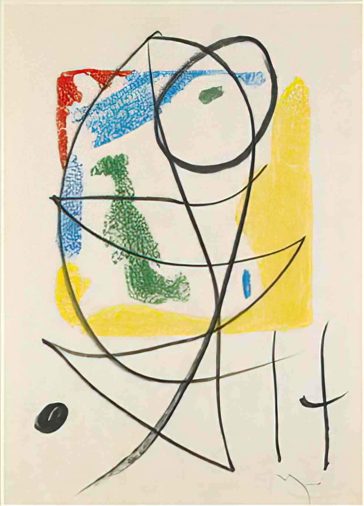 Joan Miro les essencies de la tierra Art A4 Photo Print