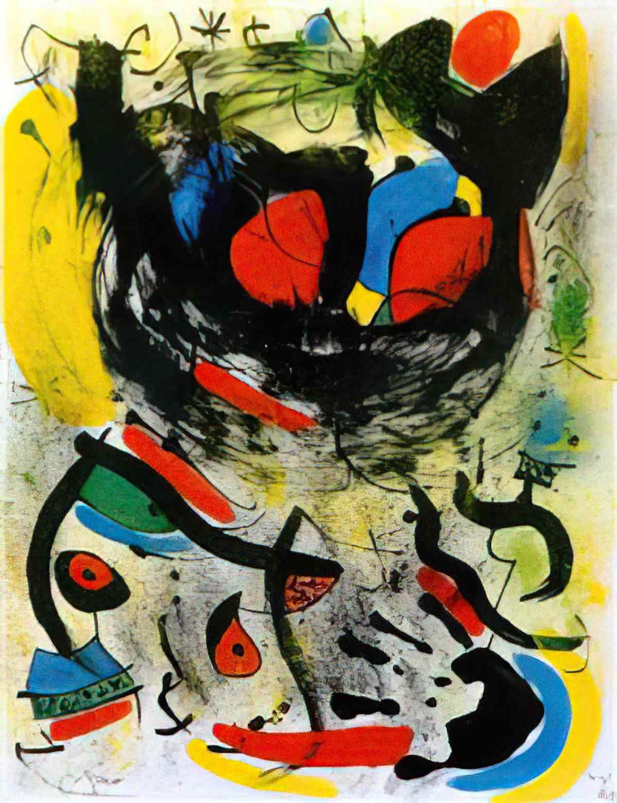 Joan Miro la torture de labsence5 Art A4 Photo Print