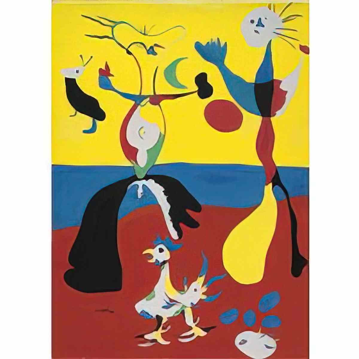 Joan Miro lange crible der durchsiebte engel Art A4 Photo Print