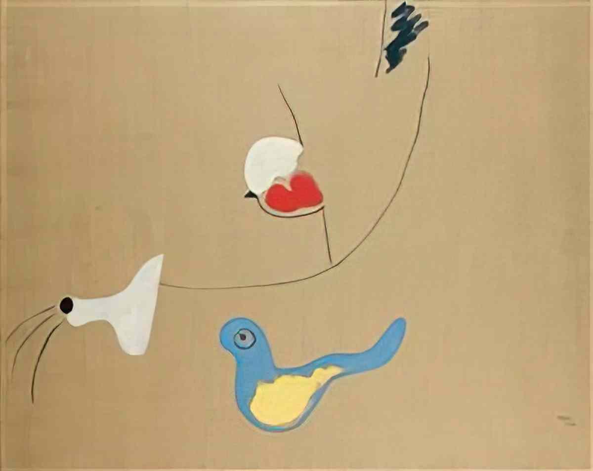 Joan Miro le baiser Art A4 Photo Print