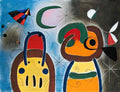 Joan Miro loiseau au plumage deploye vole vers larbre argente1 Art A4 Photo Print