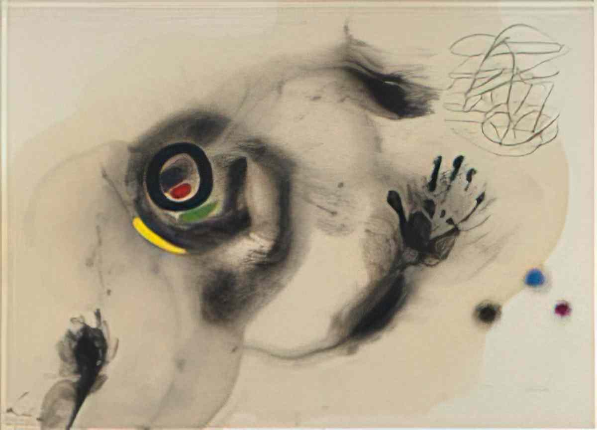 Joan Miro le chien 2 Art A4 Photo Print