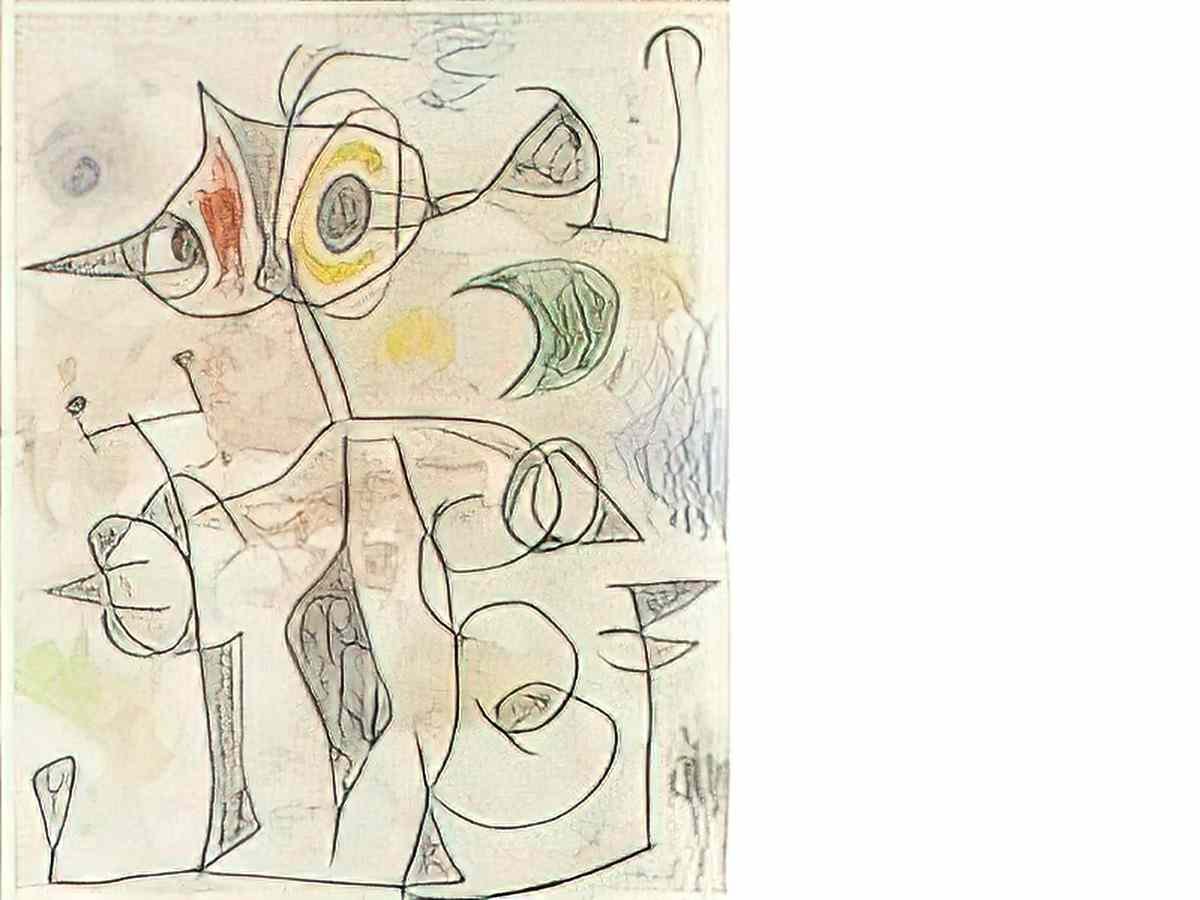 Joan Miro le numero de music hall Art A4 Photo Print