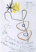 Joan Miro merci pour la belle cravate Art A4 Photo Print
