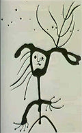Joan Miro le placeur du music hall Art A4 Photo Print