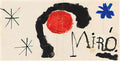 Joan Miro miro design for book cover Art A4 Photo Print