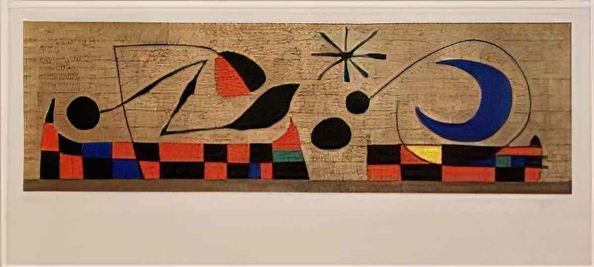 Joan Miro le vent Art A4 Photo Print