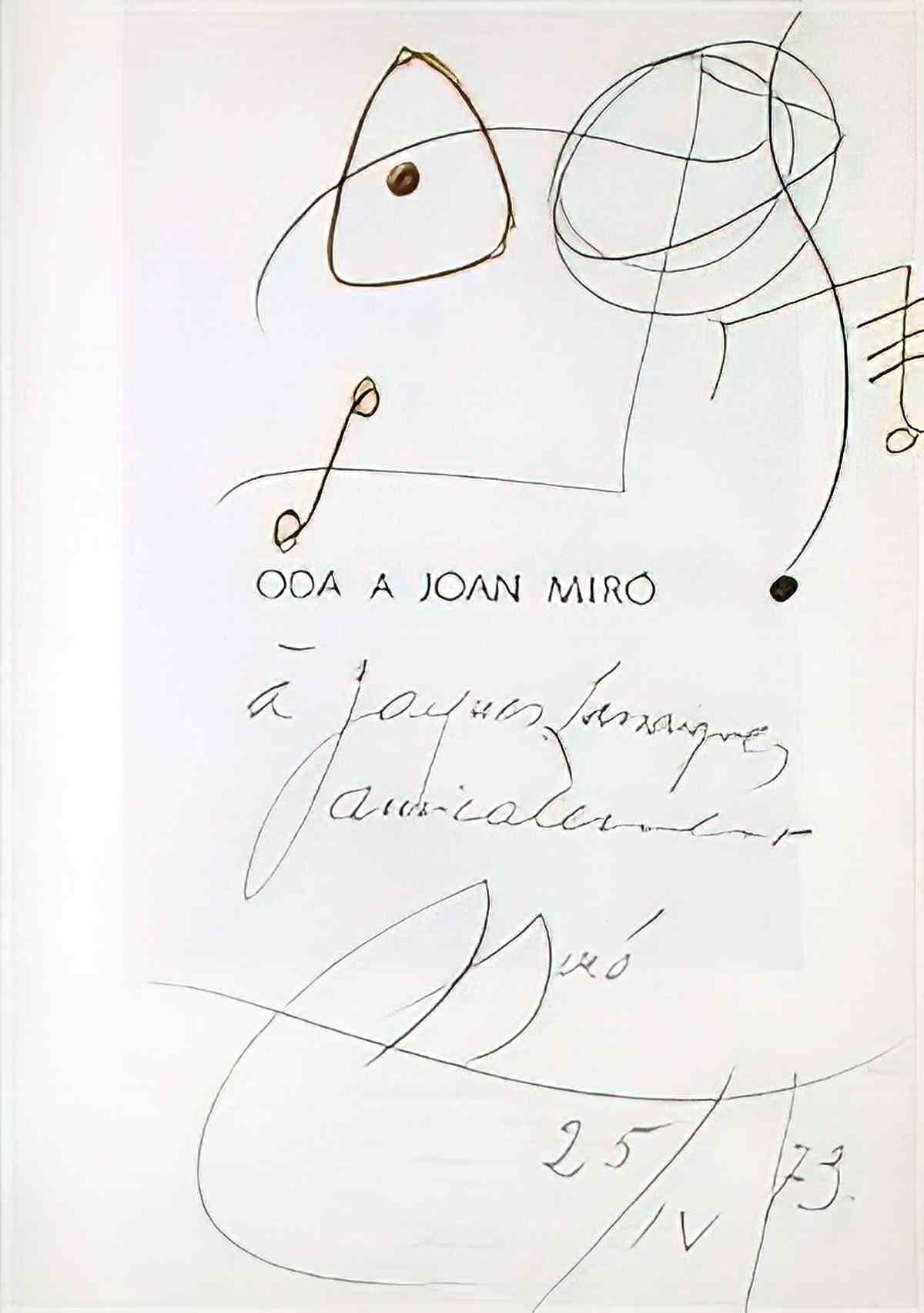 Joan Miro les chants de maldoror Art A4 Photo Print