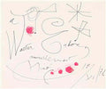 Joan Miro ohne titel a walter erben amicalement2 Art A4 Photo Print