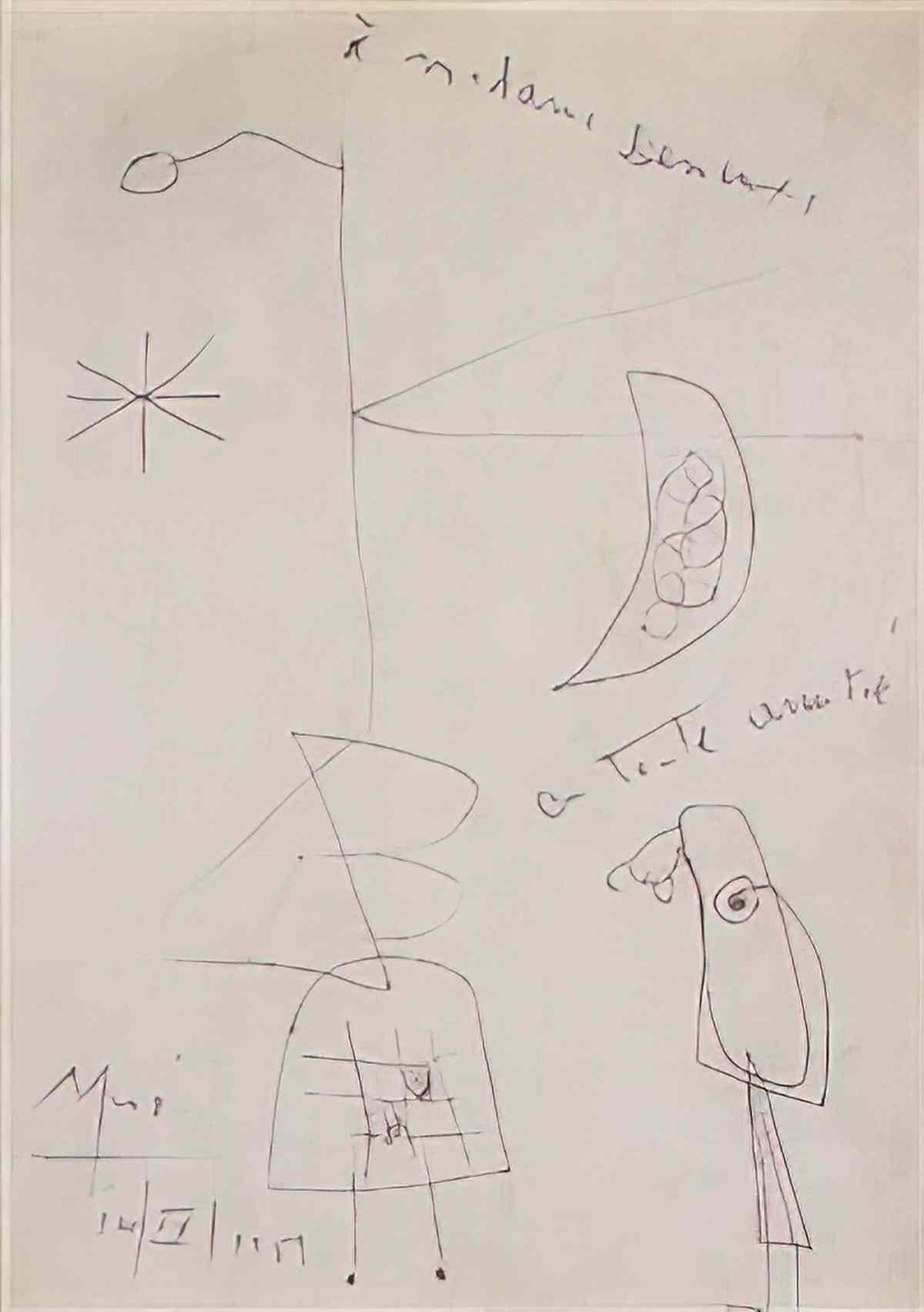Joan Miro les essències de la terra Art A4 Photo Print