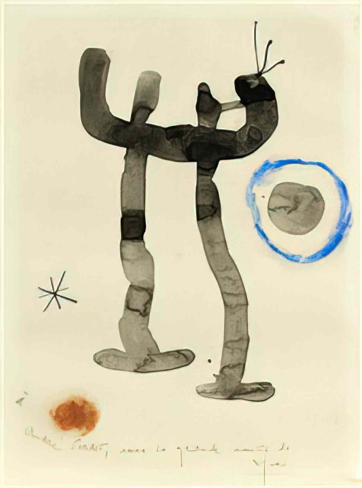 Joan Miro les revenants ii Art A4 Photo Print