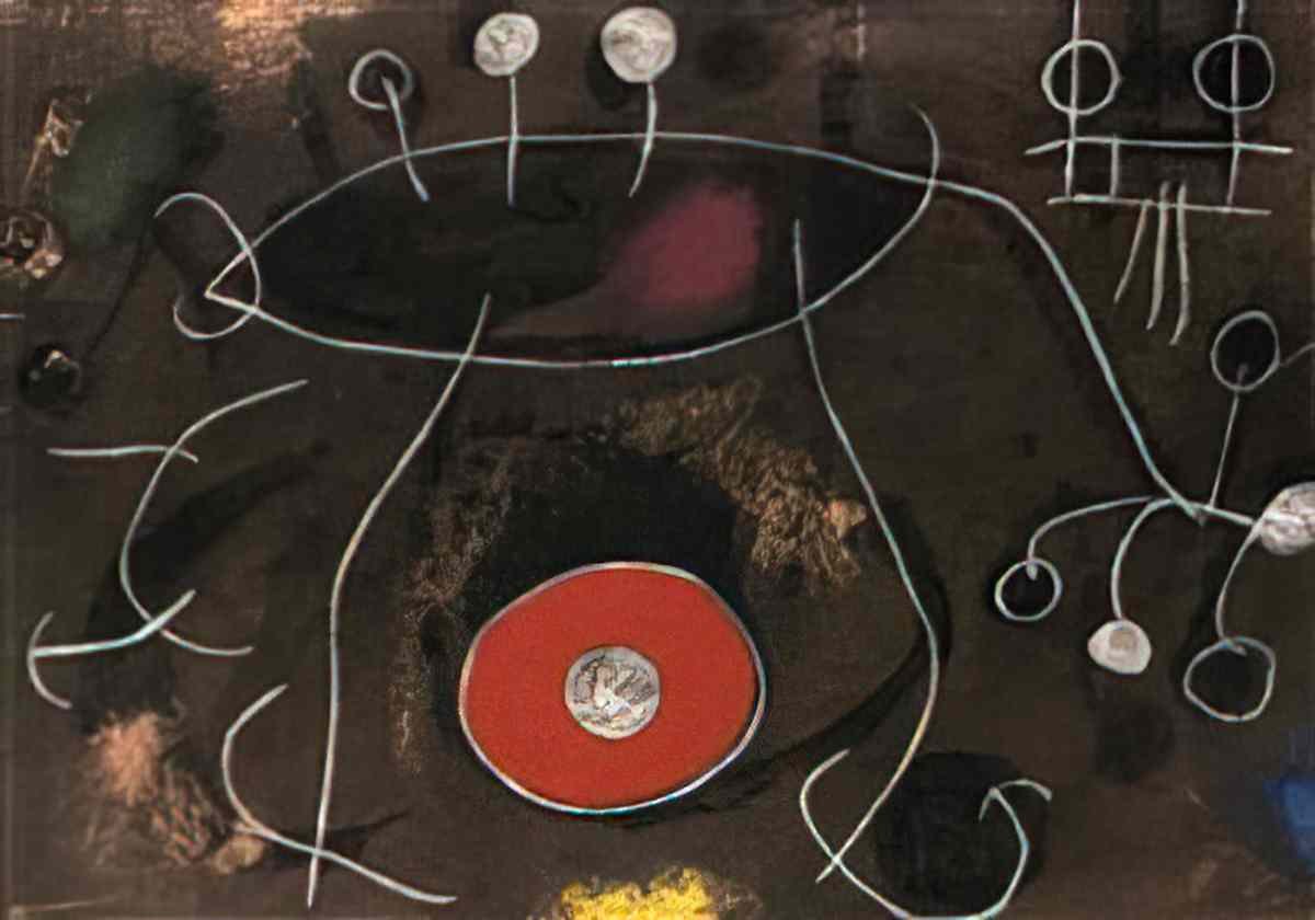 Joan Miro oiseaux au lever du soleil Art A4 Photo Print