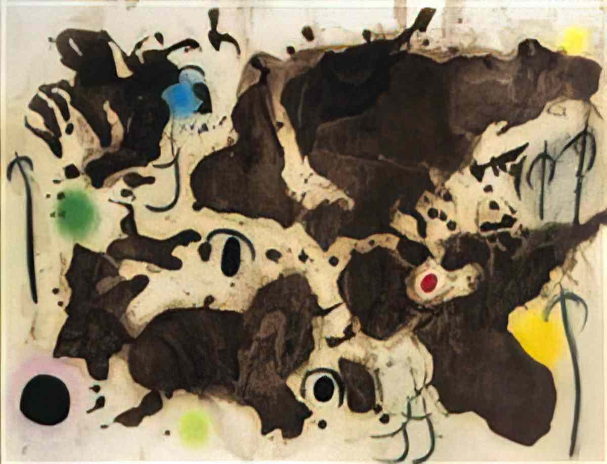 Joan Miro loiseau dresse Art A4 Photo Print