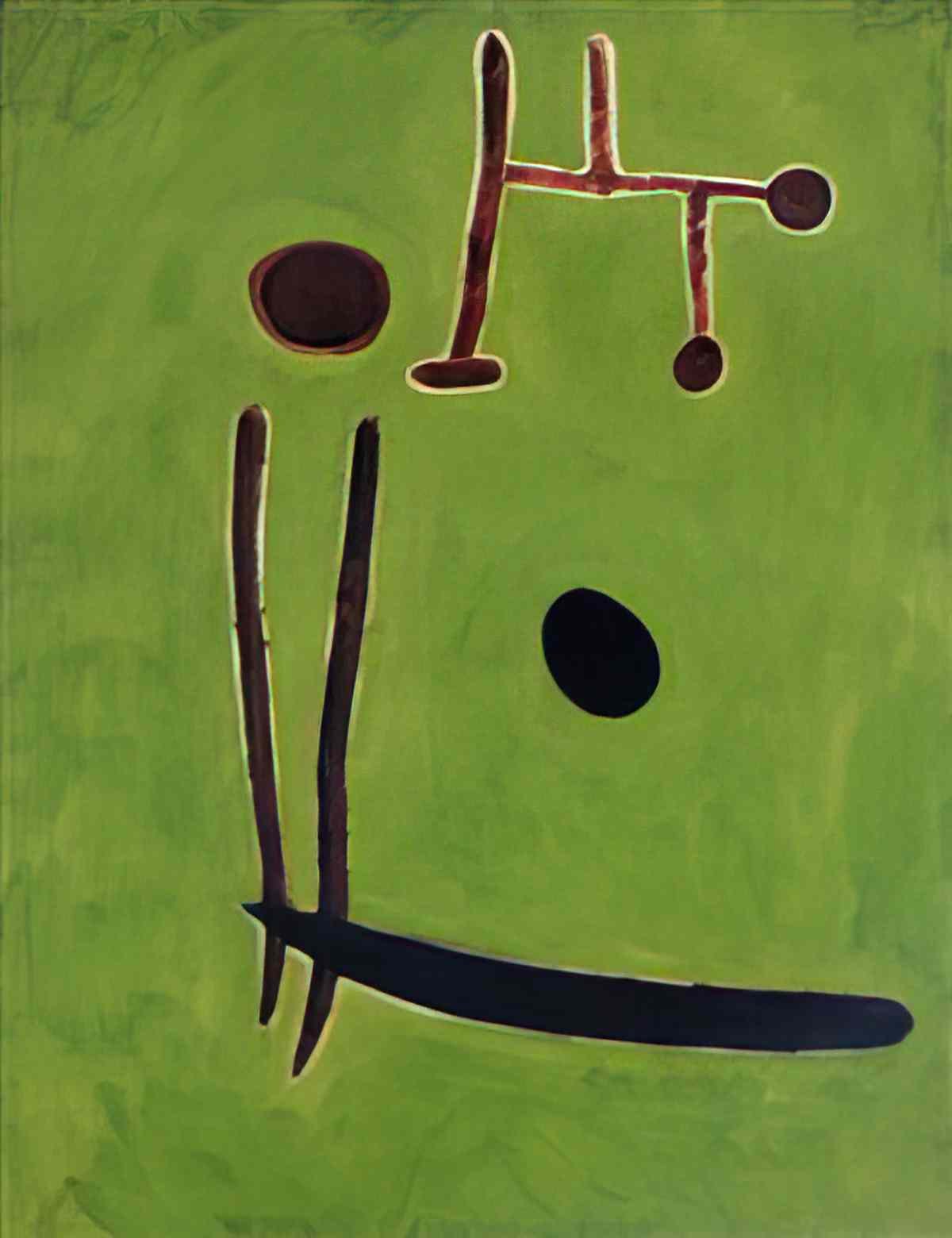 Joan Miro loiseau encerclant dor etincelant la pensee du poete Art A4 Photo Print