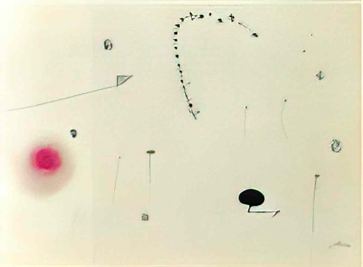 Joan Miro männliches profil nach rechts1 Art A4 Photo Print