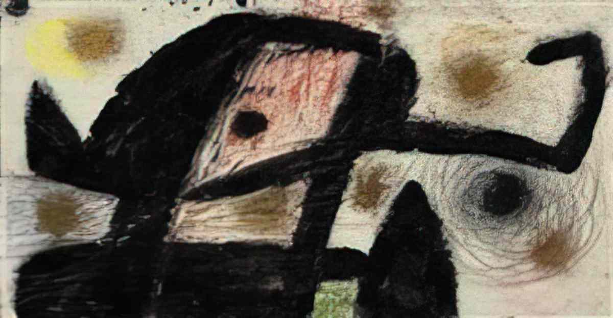 Joan Miro peinture iii Art A4 Photo Print