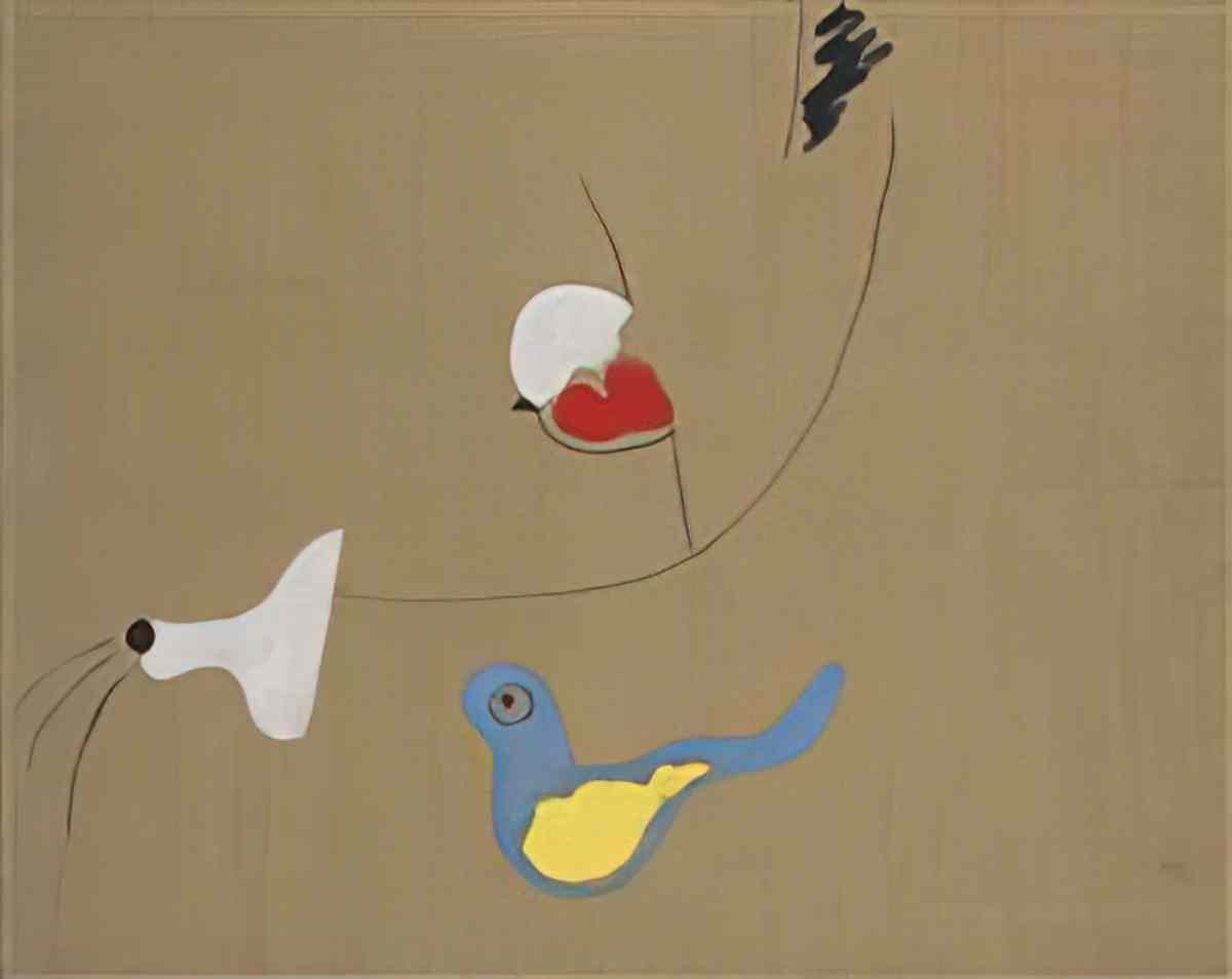 Joan Miro peinture loiseau Art A4 Photo Print