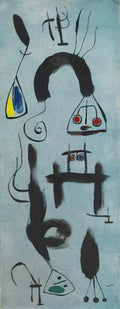 Joan Miro oiseau bleistift und tuschpinsel zeichnung Art A4 Photo Print