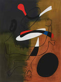 Joan Miro oiseau volant vers le soleil Art A4 Photo Print