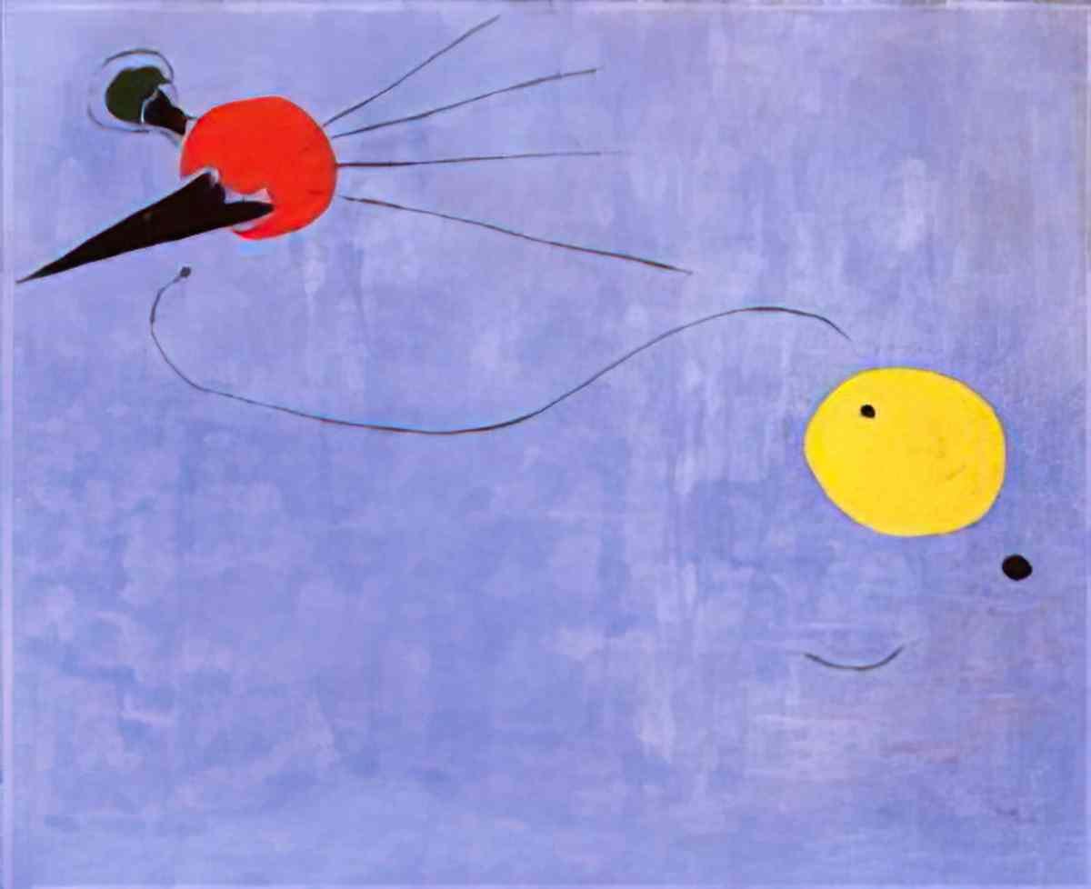 Joan Miro oiseau1 Art A4 Photo Print