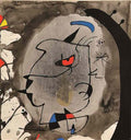 Joan Miro personnage dans la nuit 2 Art A4 Photo Print