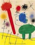 Joan Miro personnage dans un paysage 2 Art A4 Photo Print