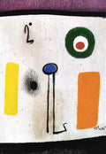 Joan Miro personnage dans un paysage Art A4 Photo Print