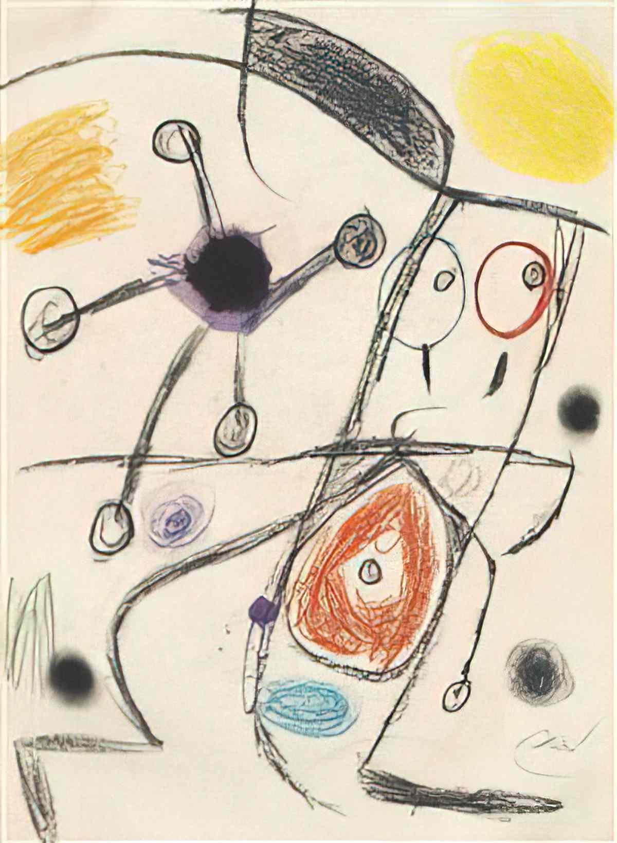 Joan Miro painting8 Art A4 Photo Print